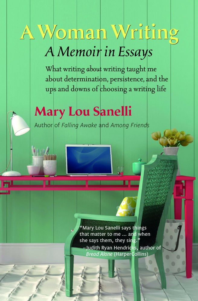 Item #005524626 A Woman Writing. Mary Lou Sanelli.