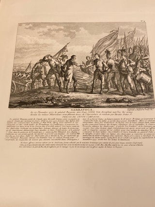 First French Book on the United States of America / A Series of Etchings Representing Scenes of the War of Independence Engraved by Francois Godefroy and Nicolas Ponce 1783-1784
