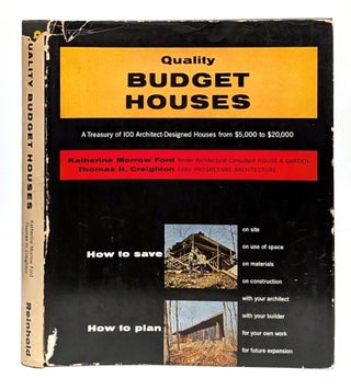 Item #0278356 Quality Budget Houses: A Treasury of 100 Architect-Designed Houses from $5,000 to...