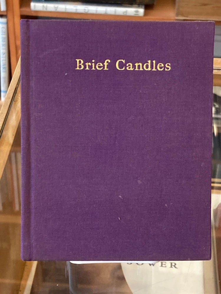 Item #600342 Brief Candles. Laurence Binyon.