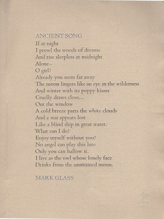Ancient Song