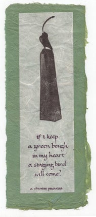 Item #600996 If I Keep A Green Bough [Broadside]. Anne McCracken, Philip McCracken, Ora Cunningham