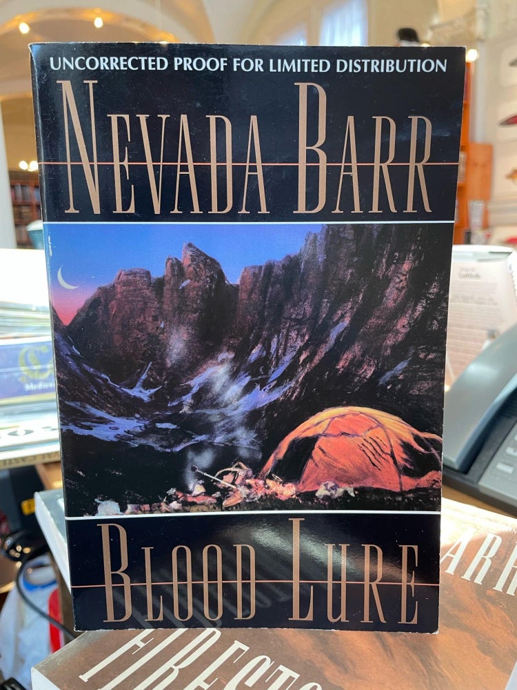 Item #601869 Blood Lure (Uncorrected Proof). Nevada Barr.