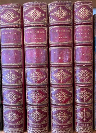 Item #604518 Hudibras By Samuel Butler: With Dr. Grey's Annotations. In Three Volumes; [with] The...