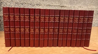 Item #605565 The Works of John Greenleaf Whittier [9 volumes bound in 18]. John Greenleaf Whittier