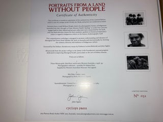 Portraits from a Land without People: A Pictorial Anthology of Indigenous Australia 1847-2008