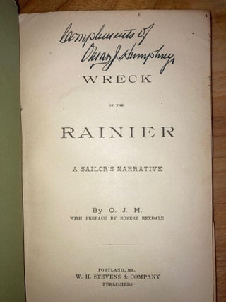 Wreck of the Rainier: A Sailor's Narrative