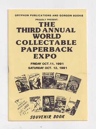 Item #607204 The Third Annual World Collectable Paperback Expo Souvenir Book (Friday Oct. 11 &...