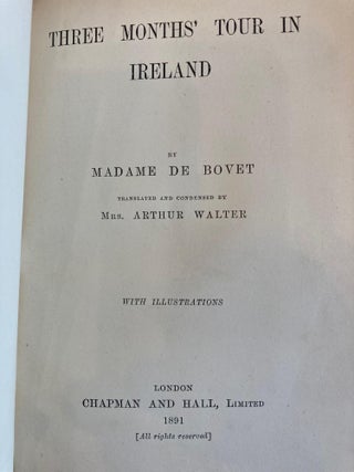 Three Months' Tour in Ireland