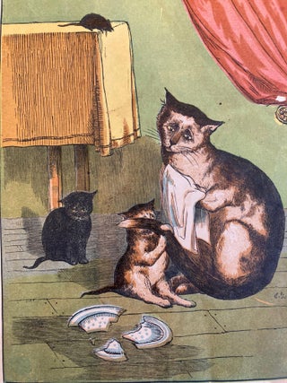Chit chat by a motherly cat
