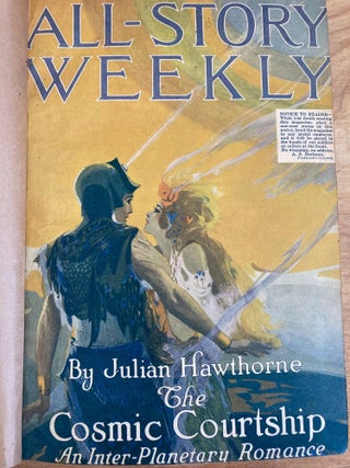 Item #610984 'The Cosmic Courtship' by Julian Hawthorne, issued by All-Star Weekly beginning...