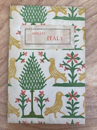 Item #611062 Italy. Percy Bysshe Shelley, Nello Baccetti, preface