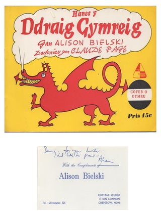 Item #611109 Hanes Y Ddraig Gymreig. Alison Bielski, Claude Page, illustrated by