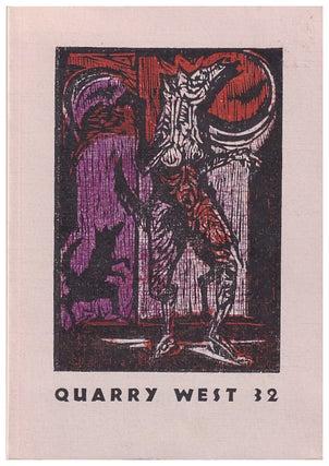 Item #611709 Quarry West 32. The Poet as Printer: William Everson & the Fine Press Artists' Book....