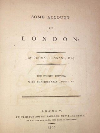 Some Account of London. Fourth Edition [Extra-Illustrated]