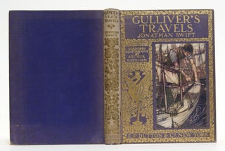 Item #616690 Gulliver's Travels. Arthur Rackham, Jonathan Swift