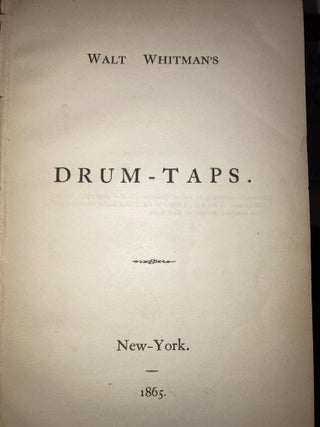 Drum-Taps [with] Sequel to Drum-Taps