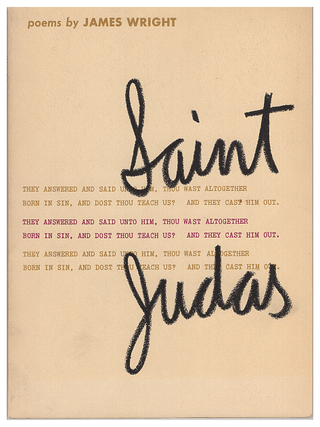 Saint Judas (Wesleyan Poetry Program)