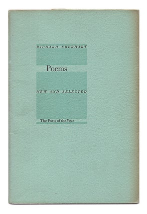 Item #622302 Poems: New and Selected. Richard Eberhart