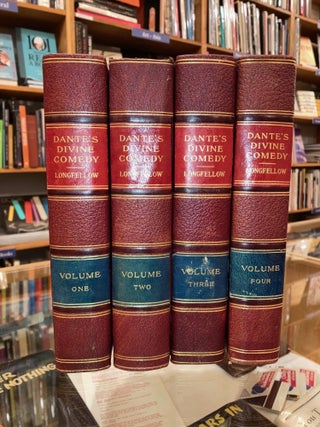 Item #624425 The Divine Comedy of Dante Alighieri [4 volumes]. Dante Alighieri, Henry Wadsworth...
