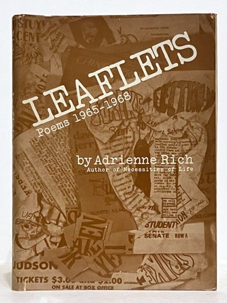 Item #626170 Leaflets: Poems 1965-1968. Adrienne Rich