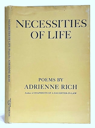 Item #626171 Necessities of Life. Adrienne Rich