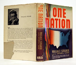 Item #626831 One Nation. Wallace Stegner