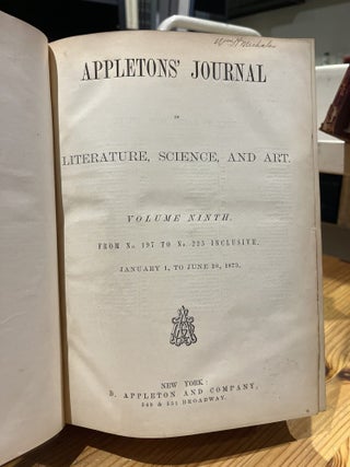 Appleton's Journal of Literature, Science, and Art. Volume Ninth January 1, to June 28, 1873
