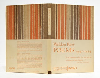 Item #627966 Poems 1947-1954. Weldon Kees