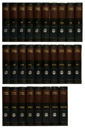 Item #628103 The Works of H. G. Wells. Atlantic Edition [28 volumes] [from the library of Greg...