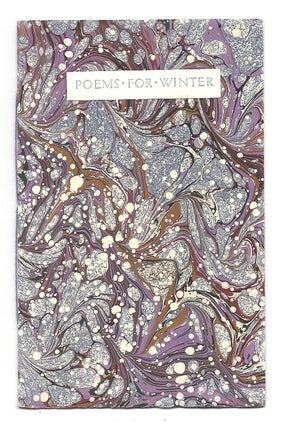 Item #628179 Poems For Winter. Henry Wadsworth Longfellow, Thomas Hardy, Edward Thomas, Richard...