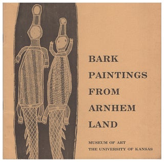 Item #629367 Bark Paintings from Arnhem Land - Museum of Art, The University of Kansas, March 27...