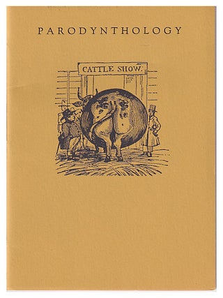Item #630858 Parodynthology. unknown author