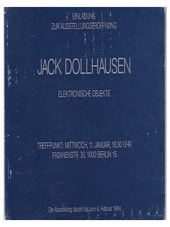 Item #631273 Jack Dollhausen: Elektronische Objekte. Jack Dollhausen, Hans Redmann