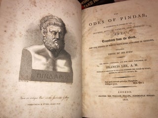 The Odes of Pindar, In Celebration of Victors in the Olympic, Pythian, Nemean, and Isthmian Games, Translated from the Greek by Francis Lee