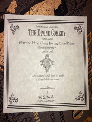 The Divine Comedy: Inferno; Purgatory, Paradise [3 volumes bound as 2]