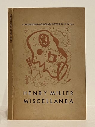 Item #633629 Henry Miller Miscellanea. Henry Miller