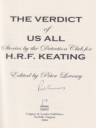 The Verdict of Us All: Stories by the Detection Club for H.R.F. Keating