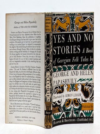 Item #634617 Yes and No Stories: A Book of Georgian Folk Tales. George Papashvily, Helen...