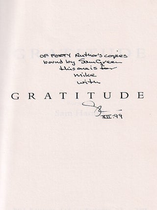 Gratitude