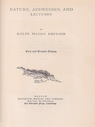 The Complete Works of Ralph Waldo Emerson (Riverside Edition of Emerson's Complete Works) (12 Volume Set)