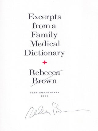 Excerpts from a Family Medical Dictionary