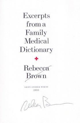 Excerpts from a Family Medical Dictionary