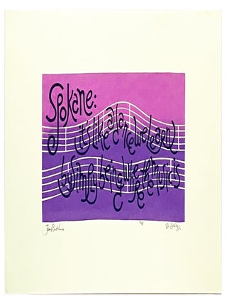 Spokane:&nbsp;It&rsquo;s Like A Dance We Learn By Simply Being Where The Music Is&nbsp;[Broadside. James Bertolino, Harold Balazs.