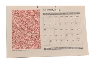 Item #647689 The Designs of William Morris: 1978. [Calendar