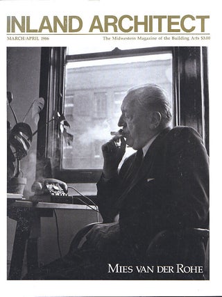 Item #649417 'Mies Van Der Rohe' - Inland Architect: The Midwestern Magazine of the Building...