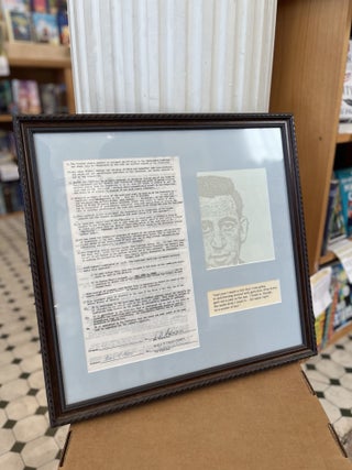 Item #650817 J.D. Salinger Signed Contract for 'Catcher in the Rye' Translation and Publication...