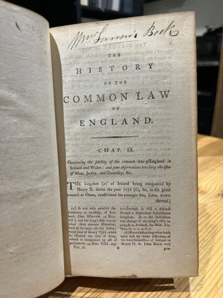 The History of the Common Law Volume II