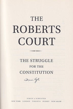 Item #651435 Roberts Court: The Struggle for the Constitution. Marcia Coyle
