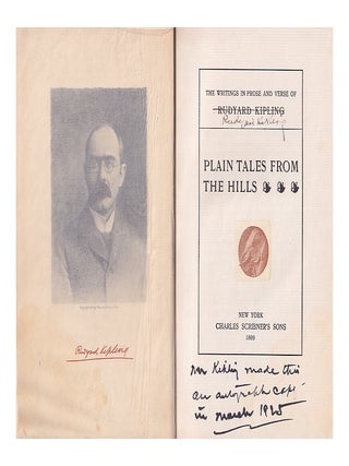 Plaint Tales from the Hills [Writing in Prose and Verse of Rudyard Kipling, Volume I]